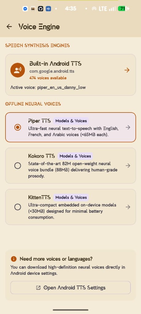Neural Voice Engine